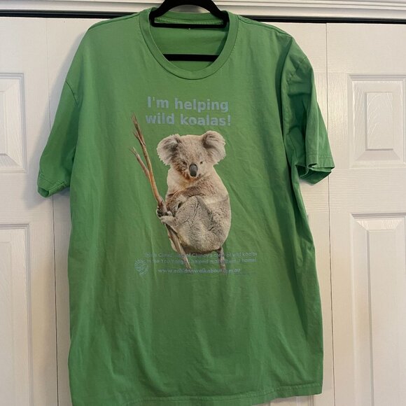 *♪ Animal Graphic Help Wild Koalas T-Shirt *♪ - Picture 1 of 8